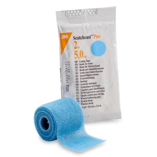 3M™ Scotchcast™ Plus Casting Tape, Light Blue, 2" x 4yds (Box 10 pcs)