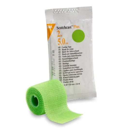 3M™ Scotchcast™ Plus Casting Tape, Bright Green, 2" x 4yds (Box 10 pcs)