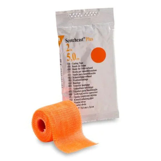 3M™ Scotchcast™ Plus Casting Tape, Bright Orange, 2" x 4yds (Case 10 pcs)