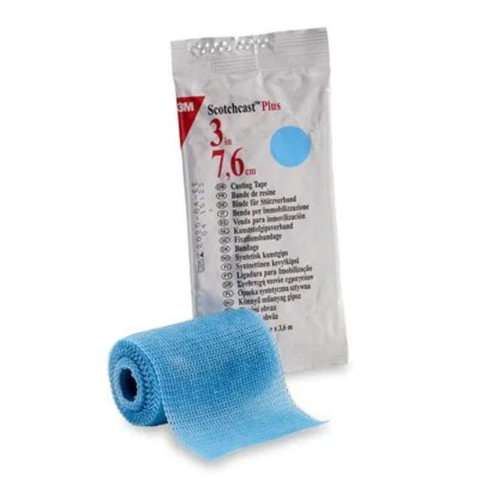 3M™ Scotchcast™ Plus Casting Tape, Light Blue, 3 "x 4yds (Box 10 pcs)