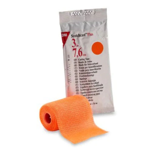 3M™ Scotchcast™ Plus Casting Tape, Bright Orange, 3" x 4yds (Case 10 pcs)
