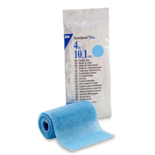 3M™ Scotchcast™ Plus Casting Tape, Light Blue, 4" x 4yds (Box 10 pcs)