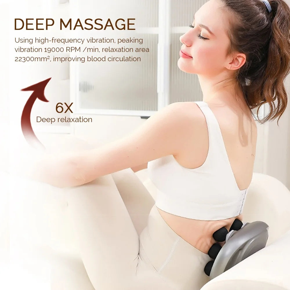 Six-Head Relaxation Massager