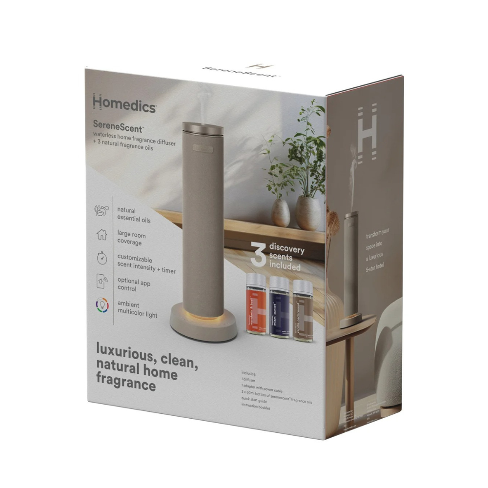 Shop SereneScent by Homedics Stylish & Soothing Scent Diffuser for Home or Office