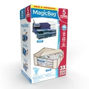 MagicBag Jumbo Tote with 4 Compression Bags for Space-Saving Storage