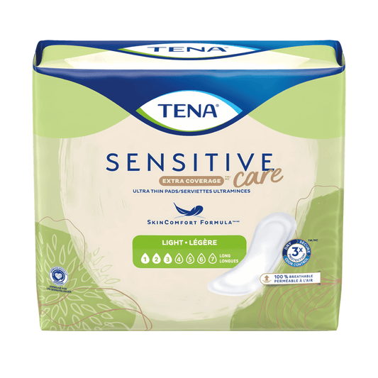 TENA Sensitive Care Ultra Thin Incontinence Pads - Light/Long - 24s