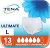 TENA Ultimate Incontinence Underwear - Large - 13s