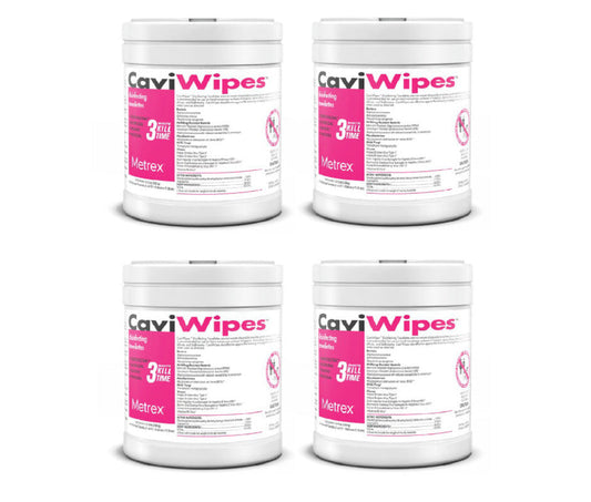 {TM} Metrex Cavicide Surface Disinfectant Wipes (4 Canister of 160)