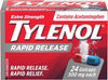 TYLENOL EXTRA STRENGTH RAPID RELEASE 24GELCAPTYLENOL EXTRA STRENGTH RAPID RELEASE 24GELCAP