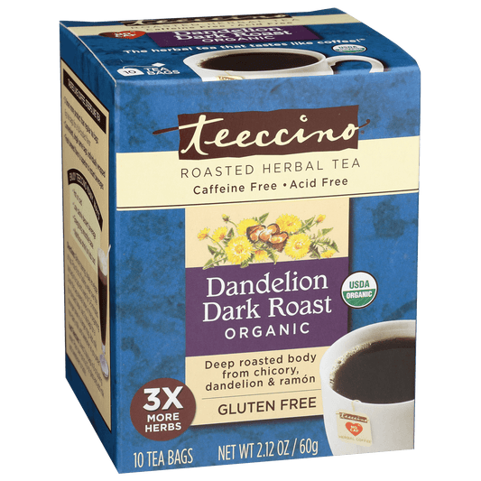 Teeccino Dandelion Dark Roast Herbal Tea