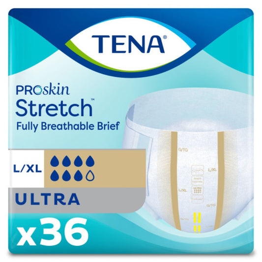 TENA® Stretch Ultra Briefs, L/XL (waist size 104-163cm)