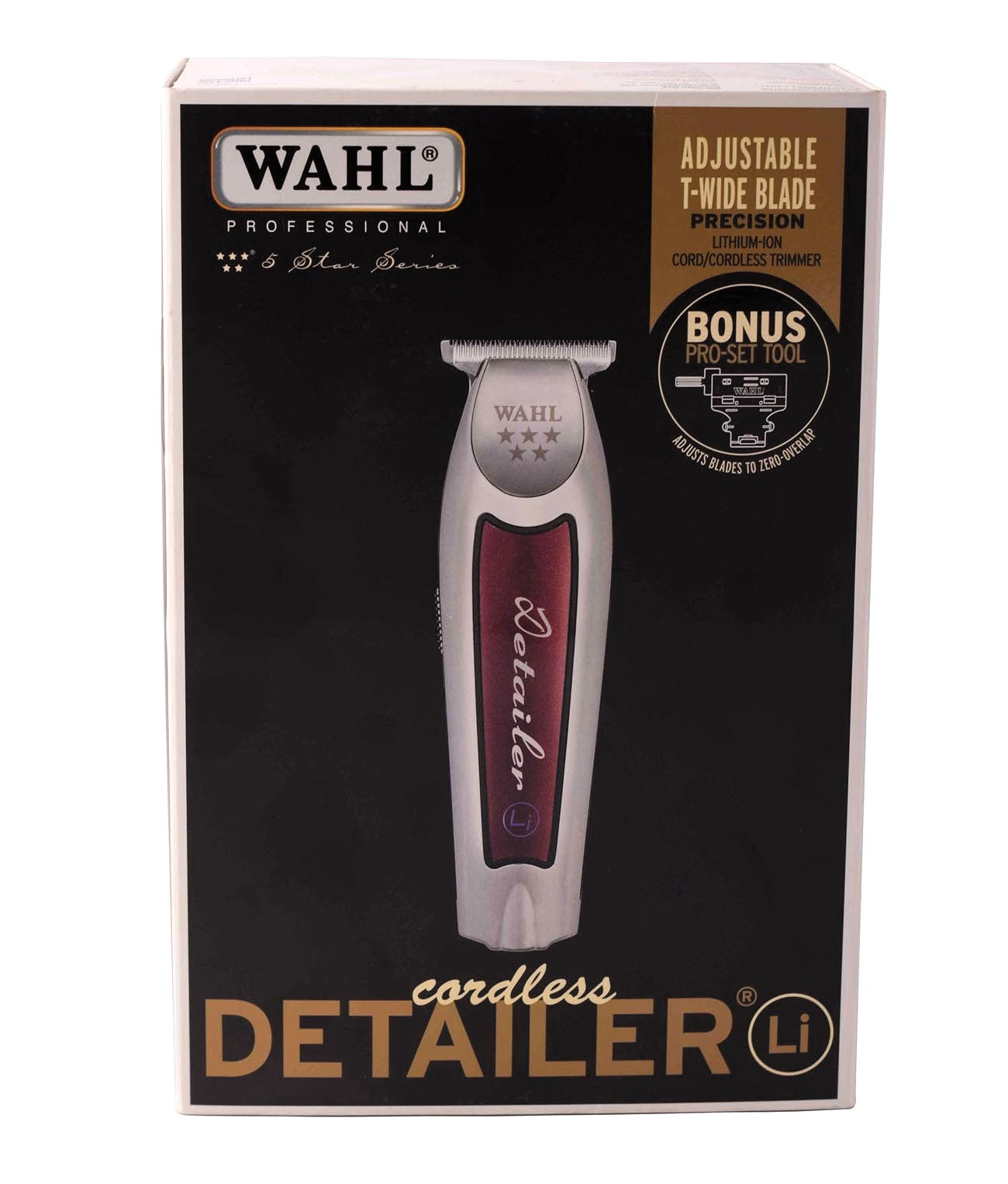 The Wahl 5 Star Gold Cordless Detailer Li Trimmer 8171