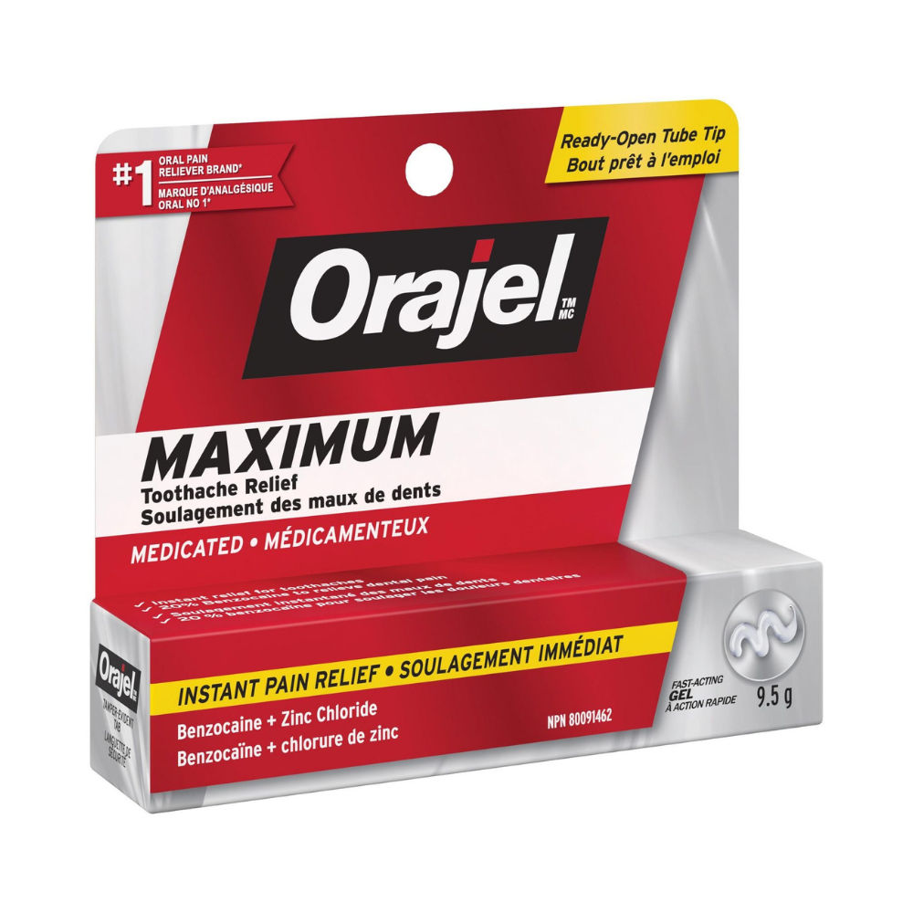 Toothache Relief Gel Maximum Strength Pain Relief