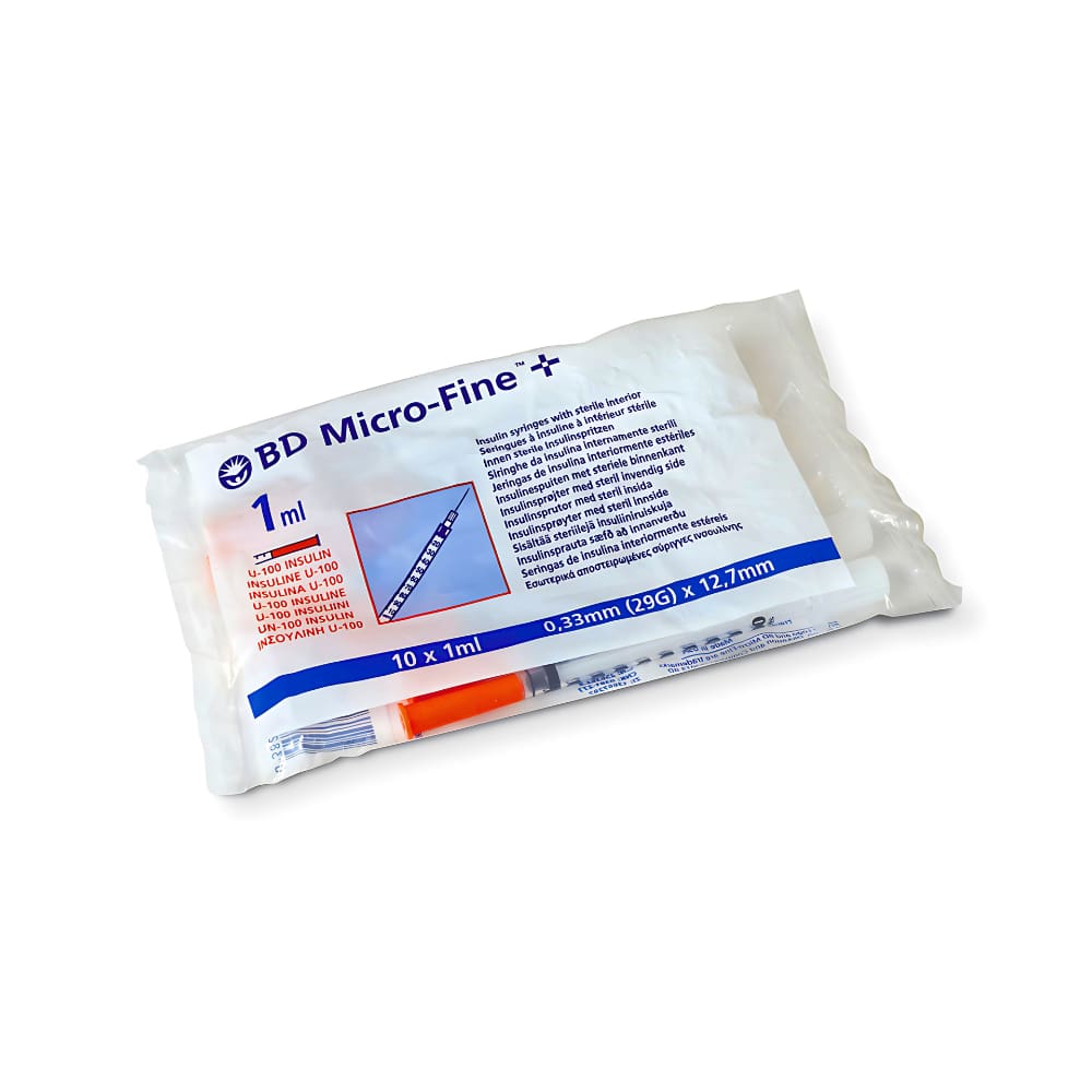 Two unit scale syringe