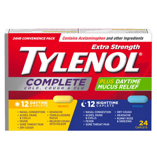 Tylenol* Complete Could, Cough & Flu - Extra Strength - 24s