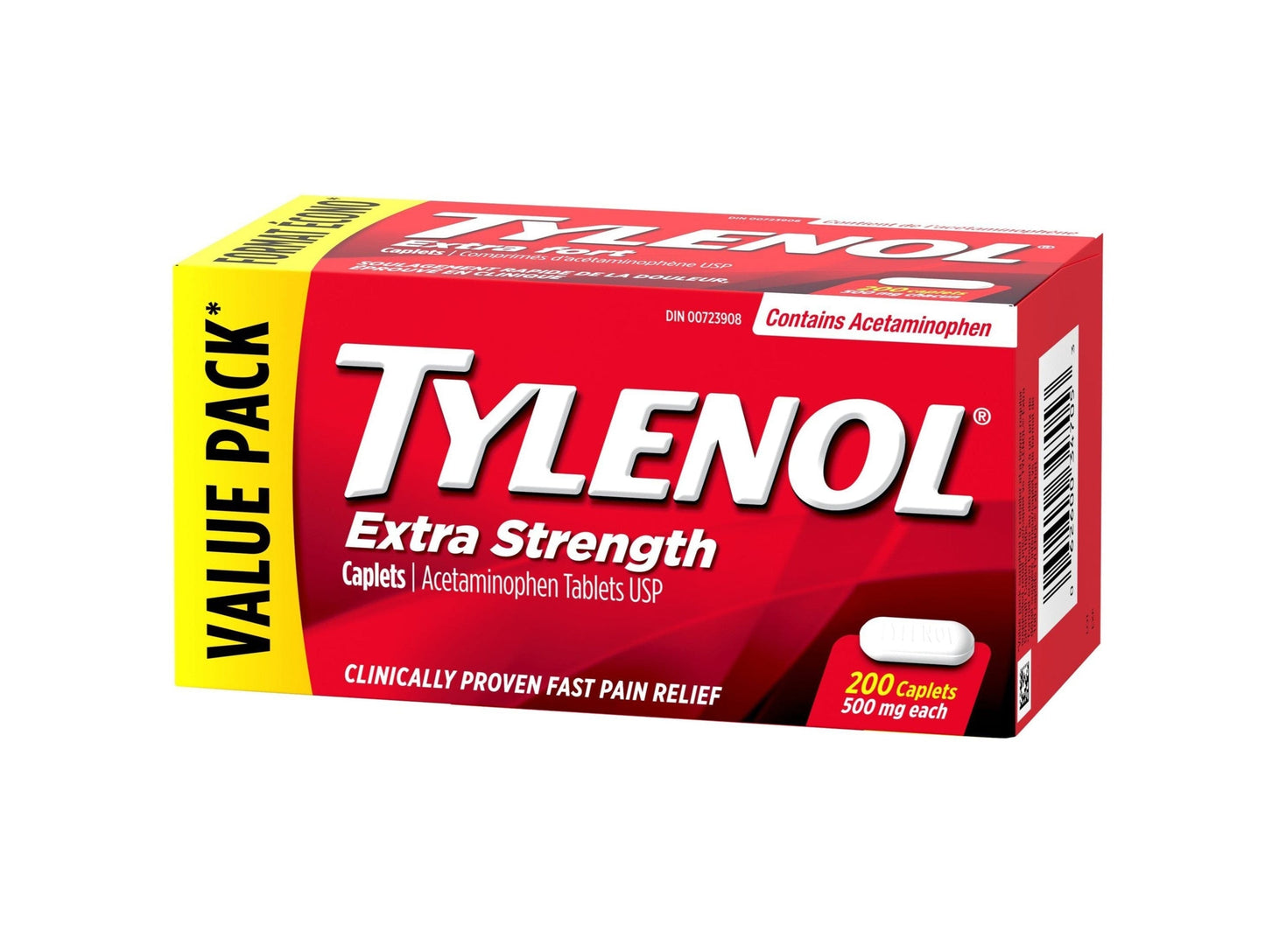 Tylenol* Extra Strength Caplets - 500mg - 200s