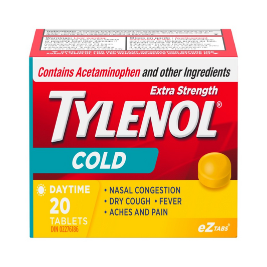 Tylenol* Extra Strength Cold Daytime eZ Tabs - 20's