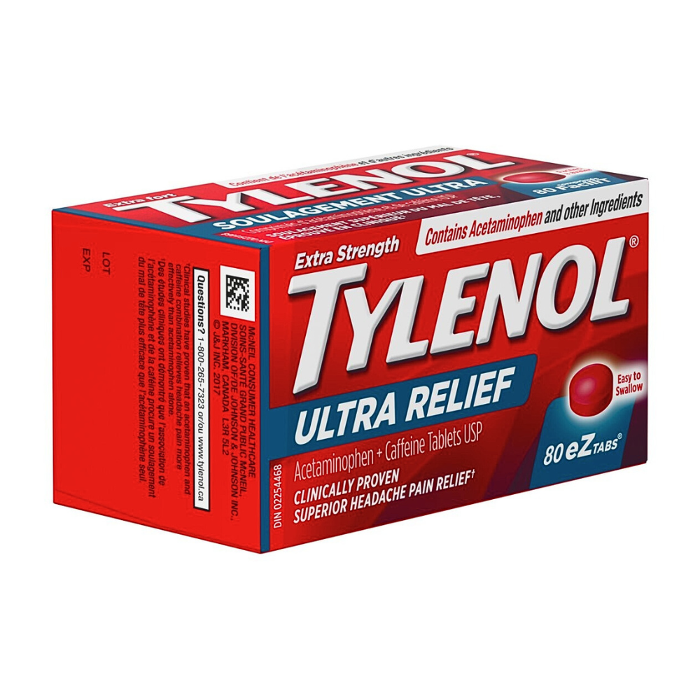 Tylenol Extra Strength EZ Tabs Fast Pain Relief 80ct
