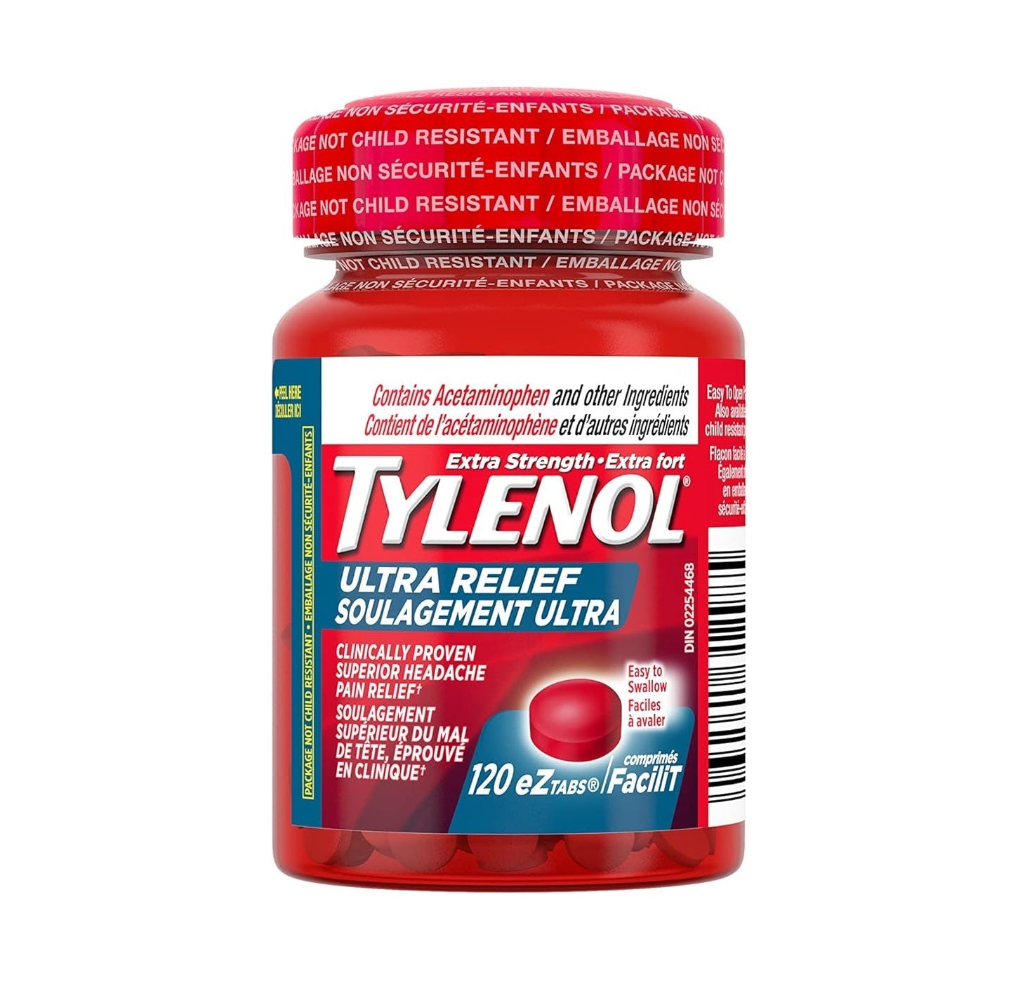 Tylenol* Extra Strength Ultra Relief - 120s