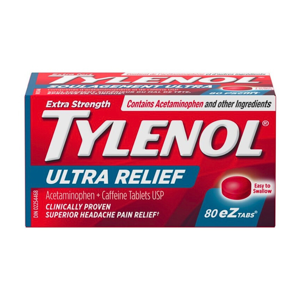 Tylenol* Extra Strength Ultra Relief eZ Tabs - 80's