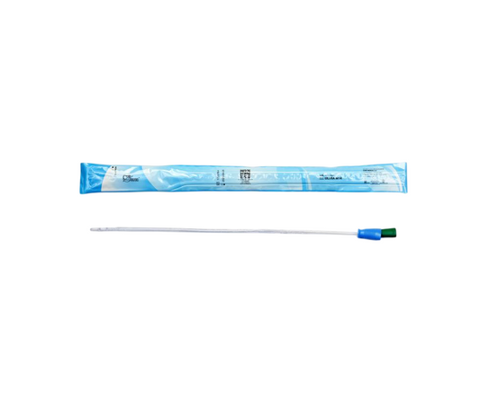 Catheter, Intermittent Plastic with Funnel (Cure) 14Fr 16
