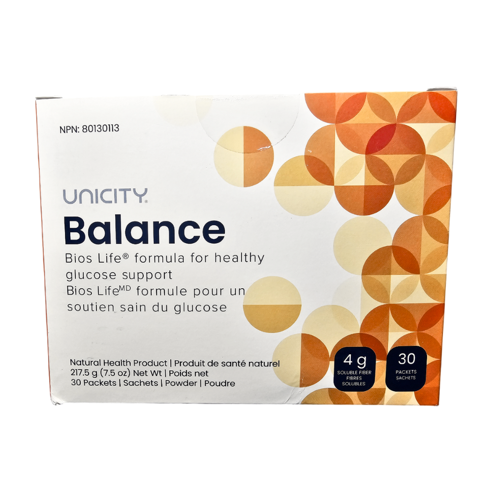 Unicity Balance for Healthy Glucose Support - 30 packets - Bios Life New Packaging