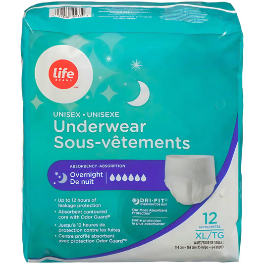 Unisex Overnight Underwear XL