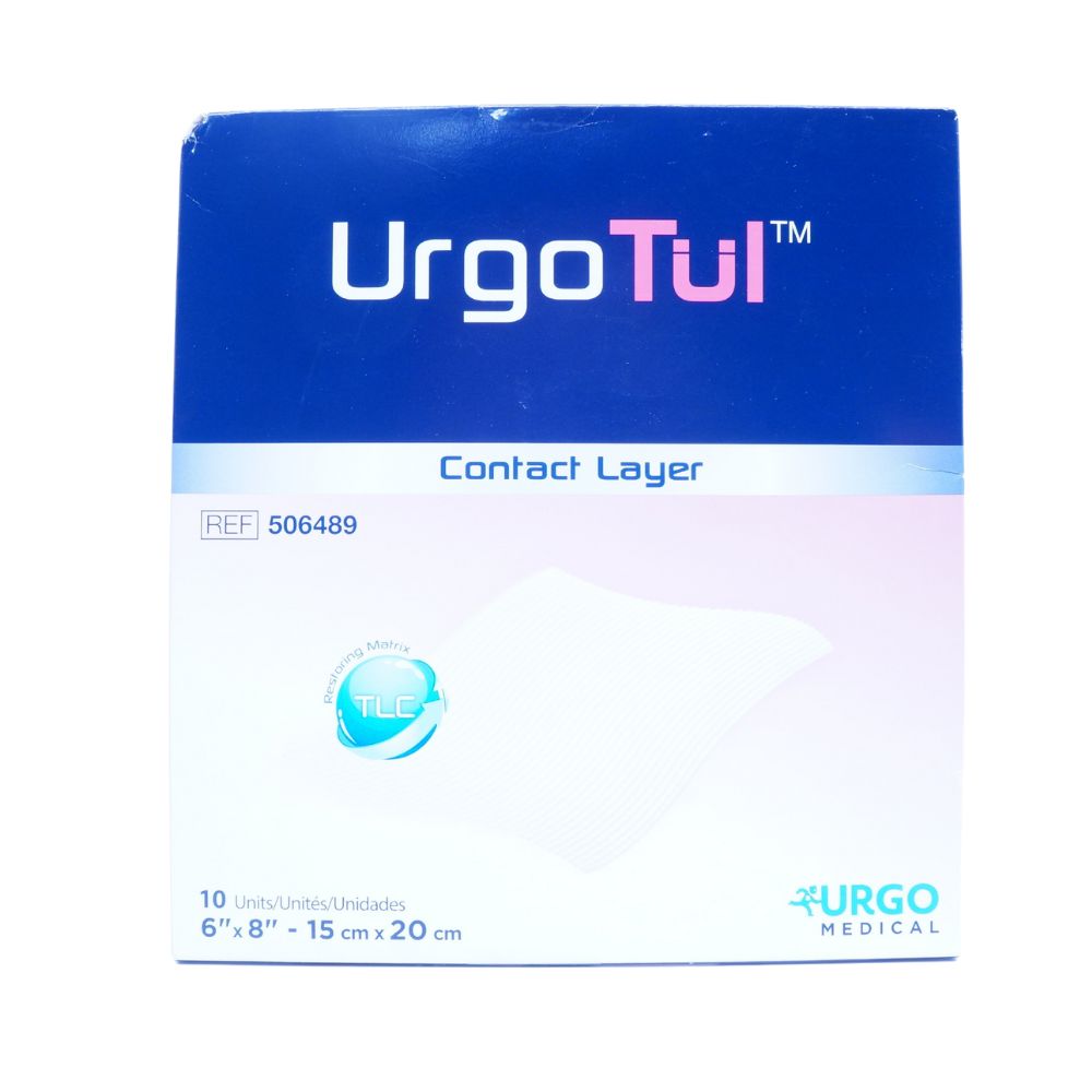 UrgoTul™ Contact Layer Dressing, 6" x 8" (Box 10 pcs)