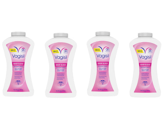 Vagisil Deodorant Powder 8 oz (Pack of 4)