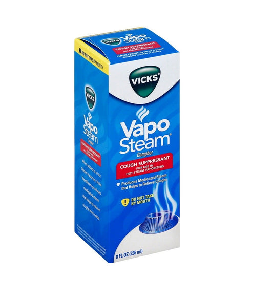 Vicks VapoSteam Cough Suppressant Liquid 8 oz (Pack of 4)