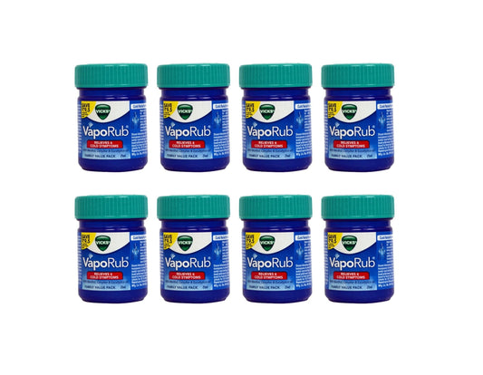 Vicks VapoRub Ointment 25ml - (Family Pack 8)