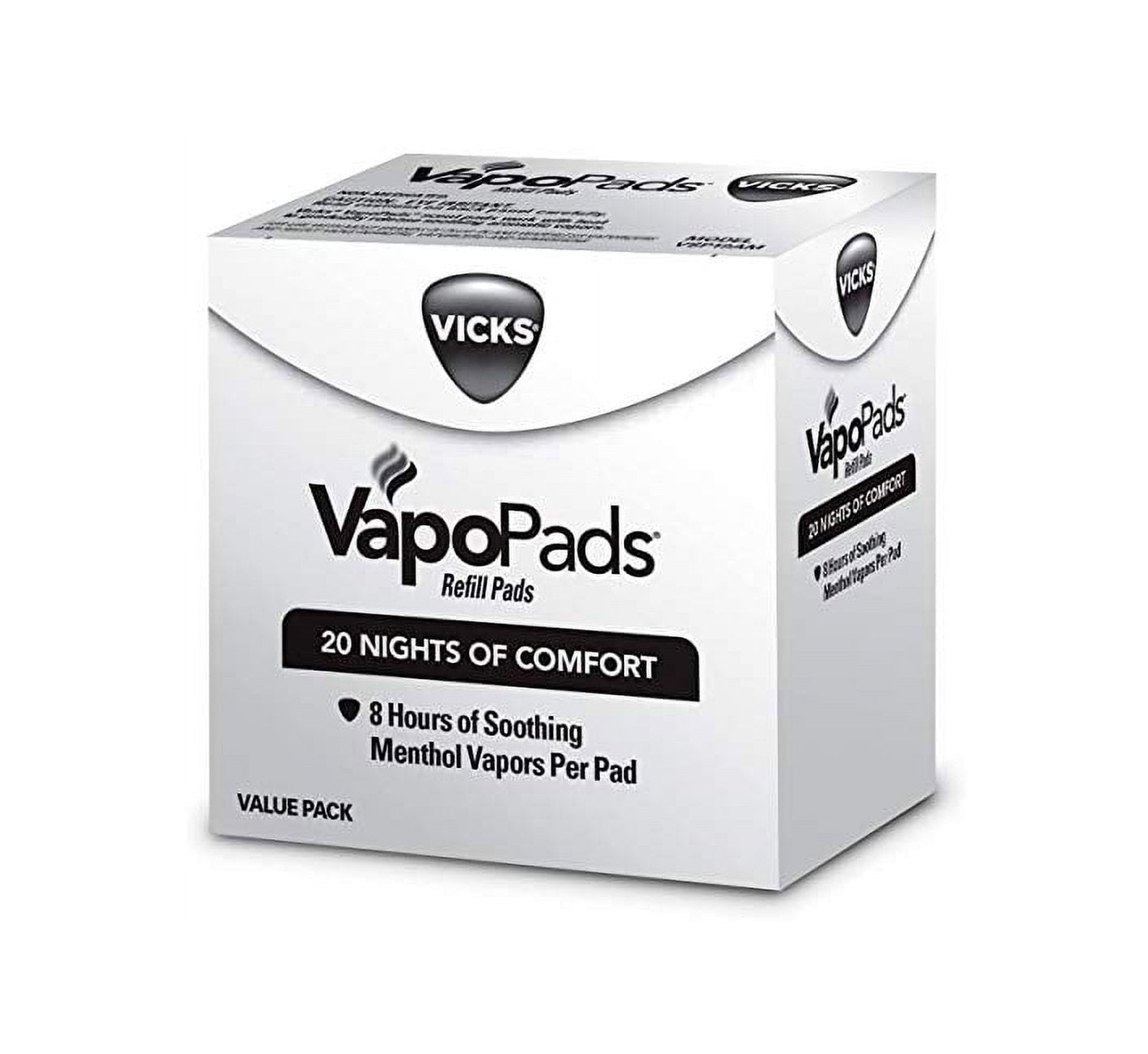 Vicks VapoPads Original Menthol Scent 20 Count Menthol Scented Vapor Pad Refi...