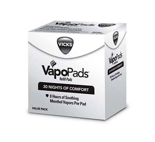 Vicks VapoPads Original Menthol Scent 20 Count Menthol Scented Vapor Pad Refi...