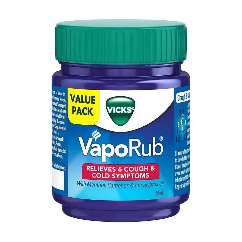 Vicks VapoRub Cough Suppressant Topical Chest Rub & Analgesic Ointment - 1.76 oz
