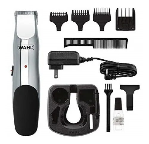 Wahl Cordless Beard and Mustache Trimmer with Acculock 6-Position Beard Guide and 3 Trimmer Attachment Combs Powerful
