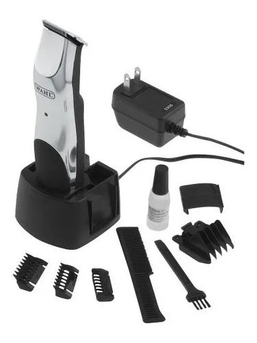 Wahl Cordless Beard and Mustache Trimmer with Acculock 6-Position Beard Guide and 3 Trimmer Attachment Combs Professional
