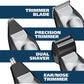 Wahl Lithium Ion All-in-One Beard Trimmer for Men - Black/ Silver