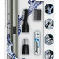 Wahl Micro GroomsMan Silver AAA Battery 2-Head Cordless 2-in-1 Beard Detailer Kit