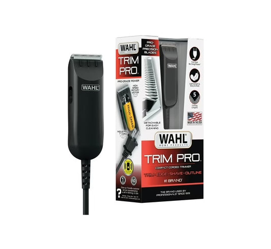 Wahl Trim Pro Compact Corded Trimmer for Men with Detachable Blades 3025731