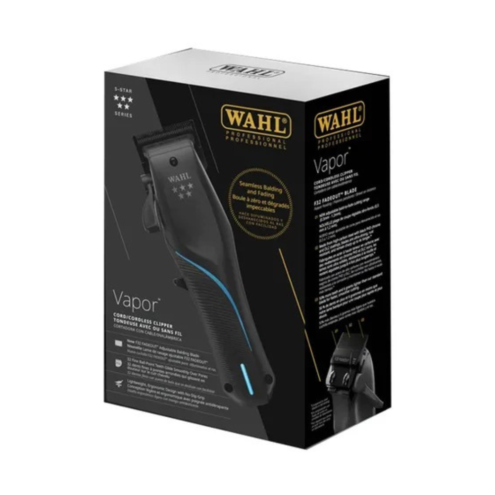 Wahl Vapor Cordless Clipper Pro Fades & Precision