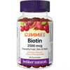 Webber Naturals Biotin 2500mcg Gummies - 60s