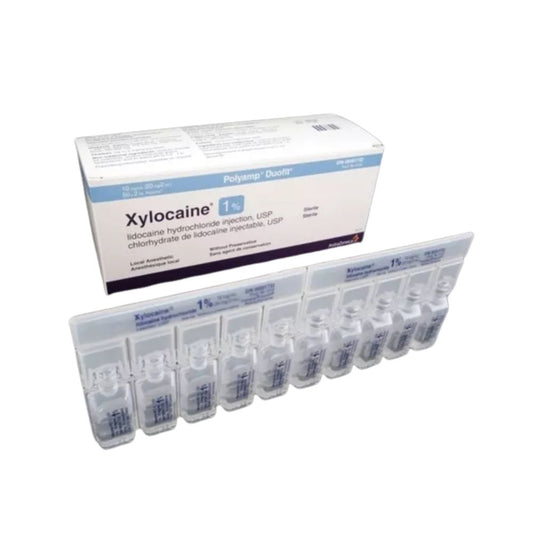Xylocaine 1% Injection, Polyamp 2mL, Plain