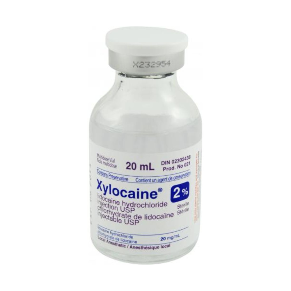 Xylocaine® Injections, 2%, Plain, 20mL