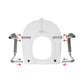 Airway Detachable Arms For Molded Raised Toilet Seat