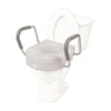 Airway Molded Raised Toilet Seat With Removable Arms