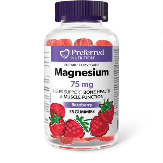 Preferred Nutrition: Magnesium 75 mg Gummies
