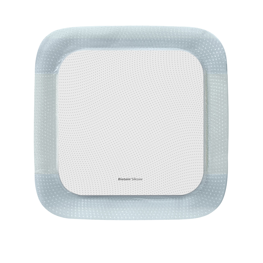 Bx/10 Biatain Silicone Foam Dressing, 4In X 4In (10Cm X 10Cm)