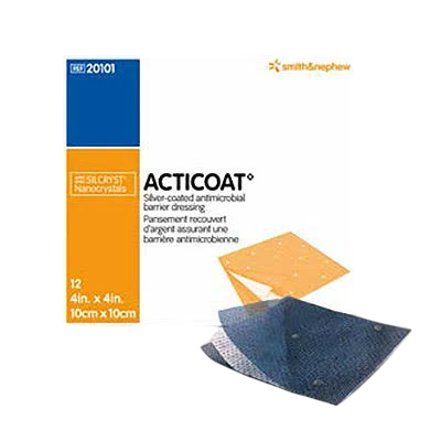 Smith & Nephew Acticoat Silver-Coated Antimicrobial Barrier Dressing