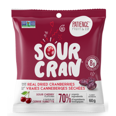 Patience Fruit & Co: SourCran Real Dried Cranberries