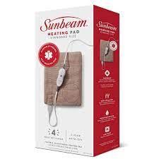 Sunbeam: Heating Pad 4 Settings Standard Size